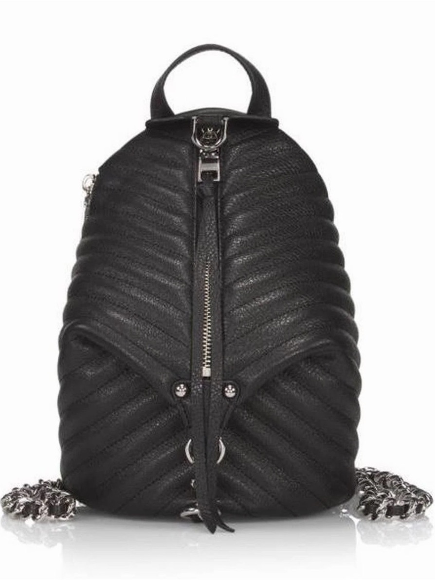 Rebecca Minkoff Small Julian Chevron Zip Backpack